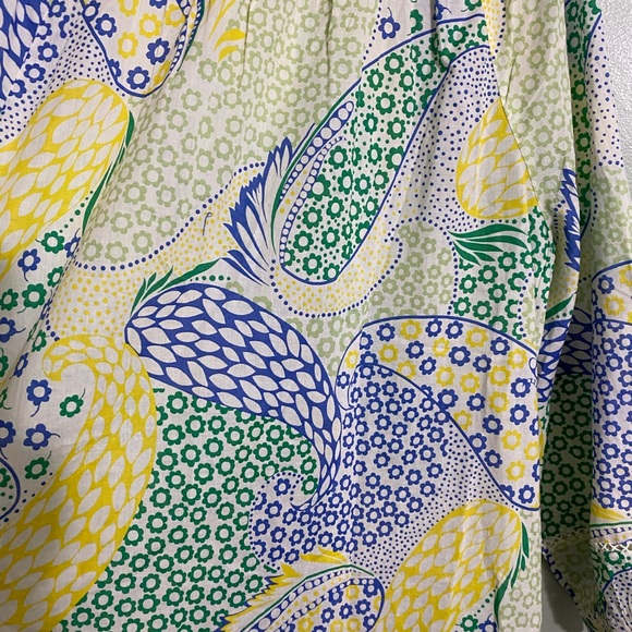 NWT TALBOTS PAISLEY/ FLORAL 💯 COTTON BUTTON DOWN TOP SIZE 2X - Picture 7 of 12